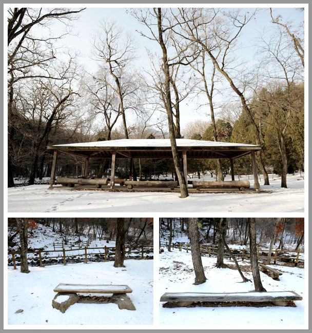 겨울 휴게광장