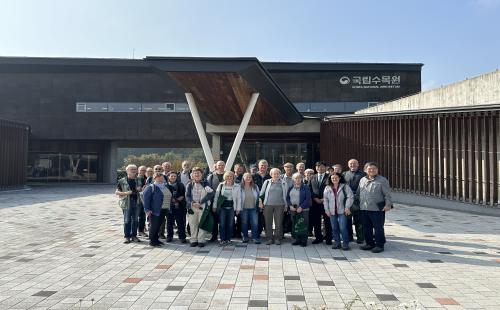 국립수목원을 찾아 온 독일수목학회