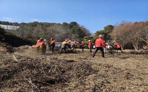 영농부산물, 이제 태우지 말고 국립수목원에 맡기세요!